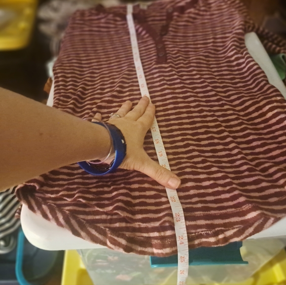 Lucky Brand Striped Thermal Henley Size Large - Picture 11 of 14